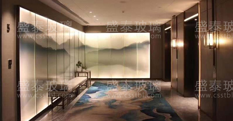 山水畫調(diào)光玻璃
